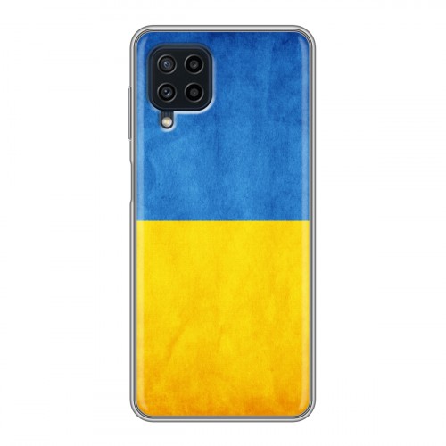 Дизайнерский силиконовый чехол для Samsung Galaxy A22 Флаг Украины