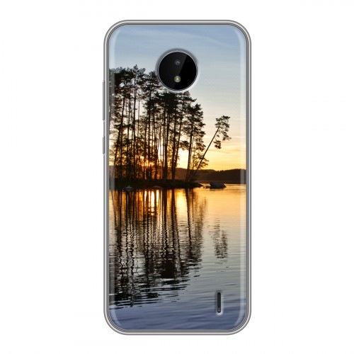 Дизайнерский силиконовый чехол для Nokia C20 озеро