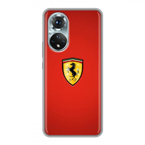 Дизайнерский пластиковый чехол для Huawei Honor 50 Ferrari
