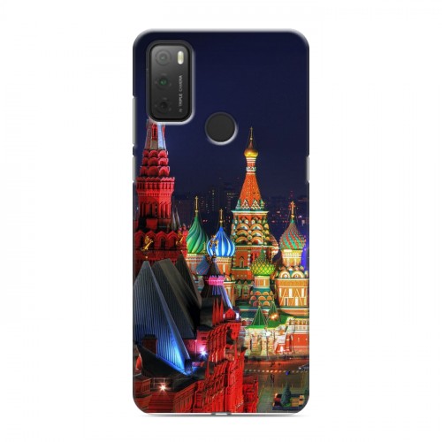 Дизайнерский силиконовый чехол для Alcatel 3L (2021) Москва