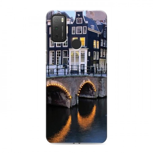 Дизайнерский силиконовый чехол для Alcatel 3L (2021) амстердам