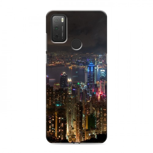 Дизайнерский силиконовый чехол для Alcatel 3L (2021) Гонконг