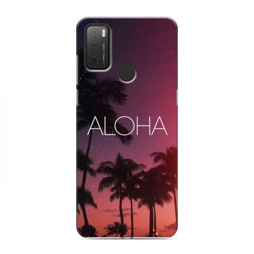 Дизайнерский силиконовый чехол для Alcatel 3L (2021) Hawaii