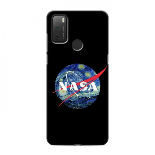 Дизайнерский силиконовый чехол для Alcatel 3L (2021) NASA