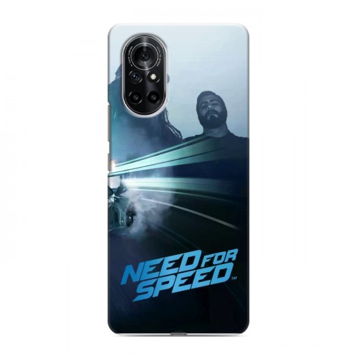 Дизайнерский силиконовый чехол для Huawei Nova 8 Need For Speed