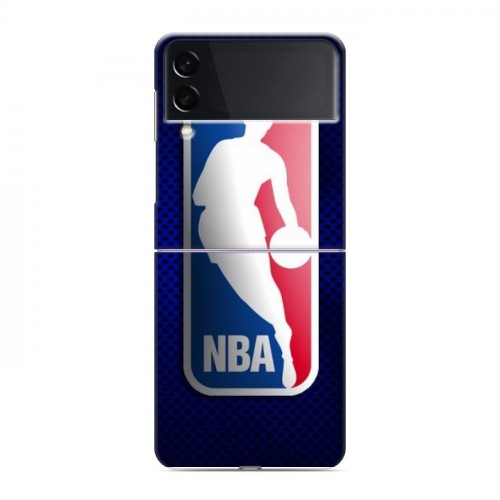 Дизайнерский пластиковый чехол для Samsung Galaxy Z Flip 3 НБА
