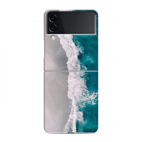 Дизайнерский пластиковый чехол для Samsung Galaxy Z Flip 3 Райский океан
