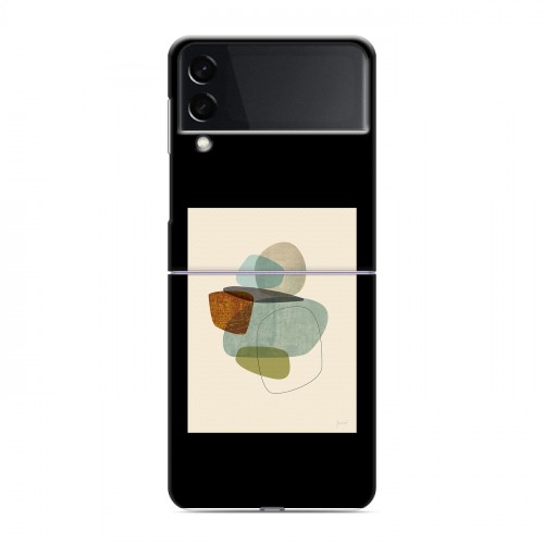 Дизайнерский пластиковый чехол для Samsung Galaxy Z Flip 3 Стильные абстракции
