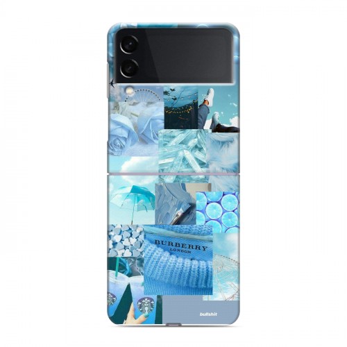 Дизайнерский пластиковый чехол для Samsung Galaxy Z Flip 3 Коллаж