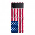 Дизайнерский пластиковый чехол для Samsung Galaxy Z Flip 3 Флаг США