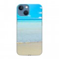 Дизайнерский пластиковый чехол для Iphone 13 Mini пляж