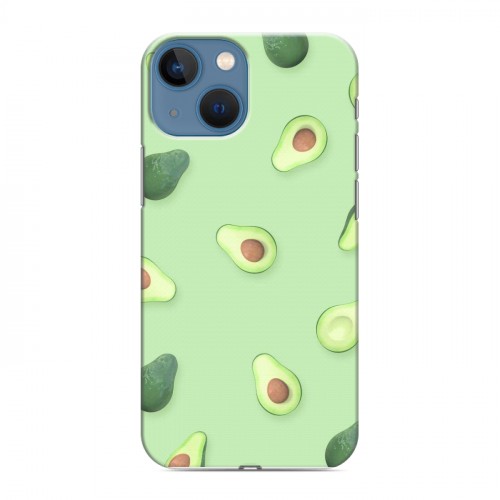 Дизайнерский пластиковый чехол для Iphone 13 Mini Веселое авокадо