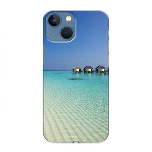 Дизайнерский пластиковый чехол для Iphone 13 Mini Пляж