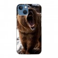 Дизайнерский силиконовый чехол для Iphone 13 Медведи