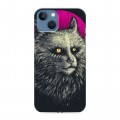 Дизайнерский силиконовый чехол для Iphone 13 Мистические кошки