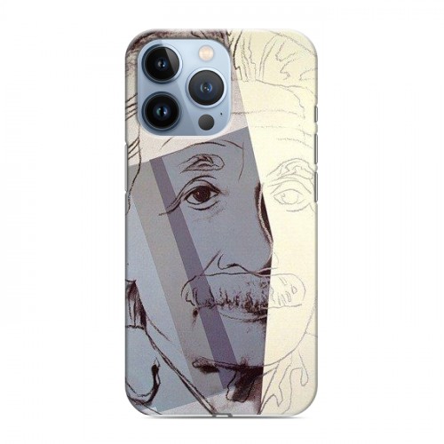 Дизайнерский силиконовый чехол для Iphone 13 Pro Альберт Эйнштейн