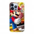 Дизайнерский силиконовый чехол для Iphone 13 Pro Mario