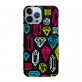 Дизайнерский силиконовый чехол для Iphone 13 Pro Max Яркие алмазы