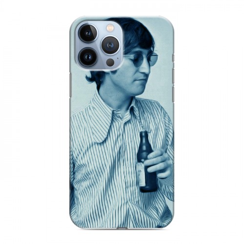 Дизайнерский силиконовый чехол для Iphone 13 Pro Max Джон Леннон