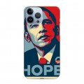 Дизайнерский пластиковый чехол для Iphone 13 Pro Max Барак Обама