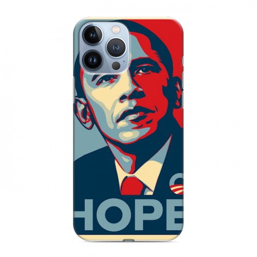 Дизайнерский пластиковый чехол для Iphone 13 Pro Max Барак Обама