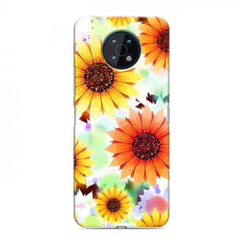 Дизайнерский силиконовый чехол для Nokia G50 Органические цветы