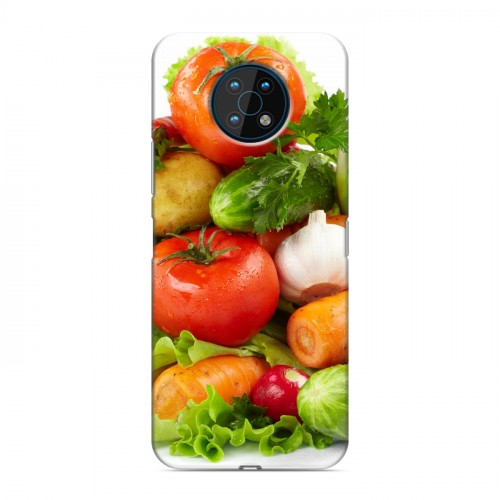 Дизайнерский силиконовый чехол для Nokia G50 Овощи