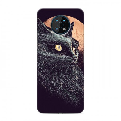 Дизайнерский силиконовый чехол для Nokia G50 Мистические кошки