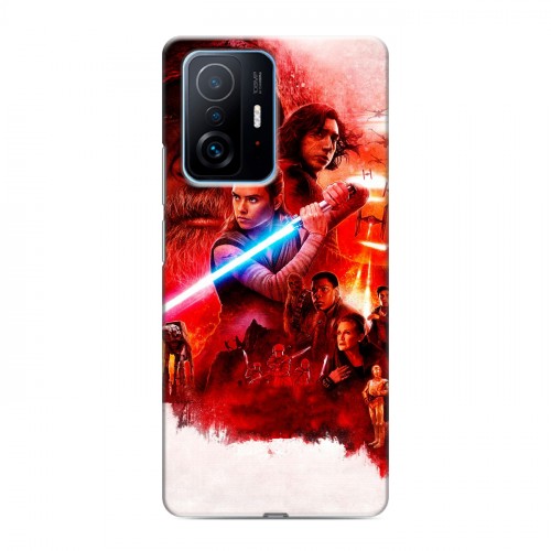 Дизайнерский силиконовый с усиленными углами чехол для Xiaomi 11T Star Wars : The Last Jedi
