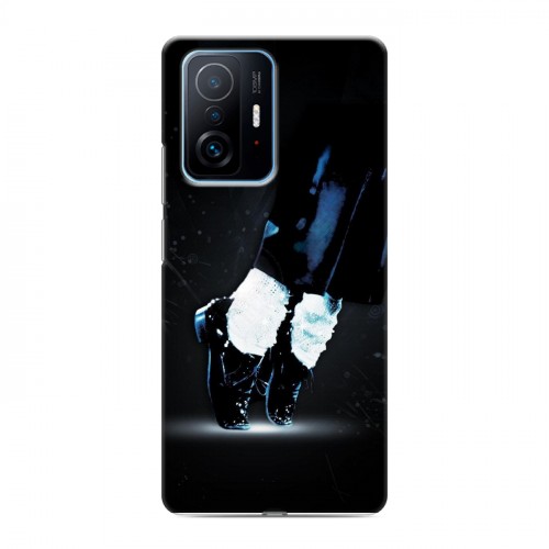 Дизайнерский силиконовый с усиленными углами чехол для Xiaomi 11T Майкл Джексон