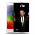 Дизайнерский пластиковый чехол для Lenovo S920 Барак Обама