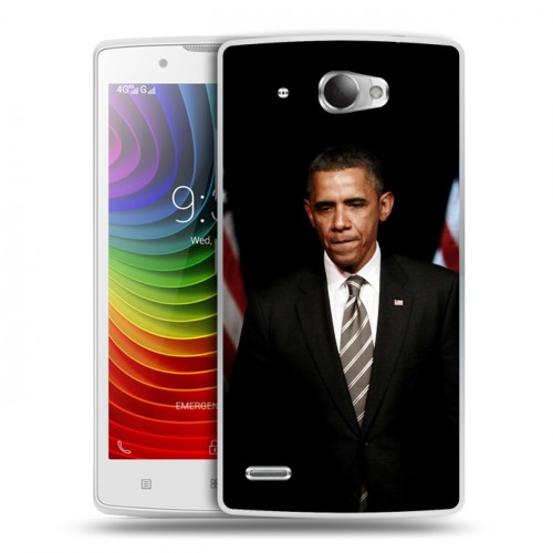 Дизайнерский пластиковый чехол для Lenovo S920 Барак Обама