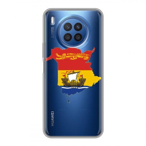 Полупрозрачный дизайнерский силиконовый чехол для Huawei Nova 8i флаг Испании
