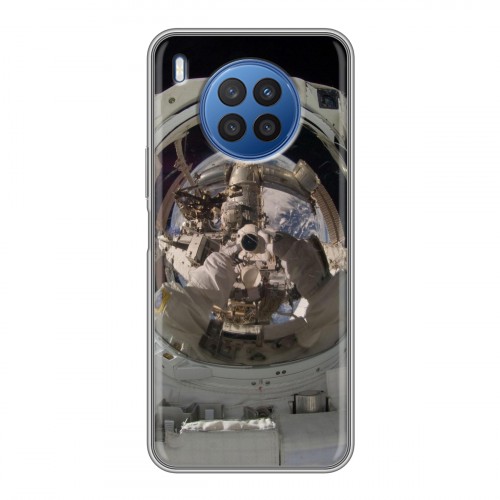 Дизайнерский силиконовый чехол для Huawei Nova 8i Космонавт
