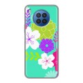 Дизайнерский силиконовый чехол для Huawei Nova 8i Цветы кимоно