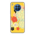 Дизайнерский силиконовый чехол для Huawei Nova 8i Цветы кимоно