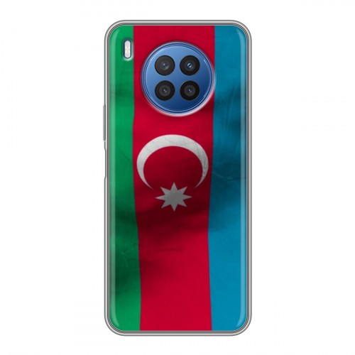 Дизайнерский силиконовый чехол для Huawei Nova 8i Флаг Азербайджана