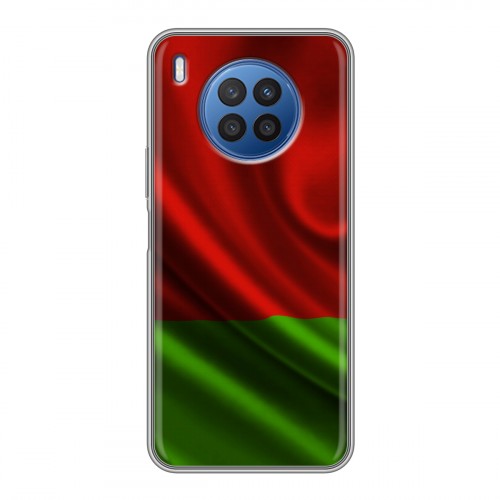 Дизайнерский силиконовый чехол для Huawei Nova 8i Флаг Белоруссии