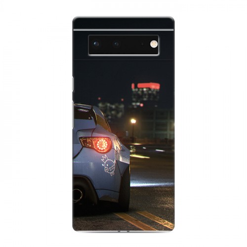 Дизайнерский силиконовый чехол для Google Pixel 6 Need For Speed