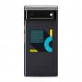 Полупрозрачный дизайнерский пластиковый чехол для Google Pixel 6 Абстракции 3