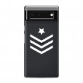 Полупрозрачный дизайнерский пластиковый чехол для Google Pixel 6 Армия