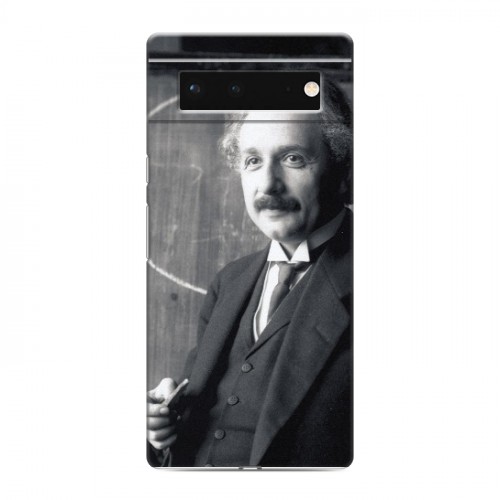 Дизайнерский силиконовый чехол для Google Pixel 6 Альберт Эйнштейн