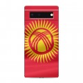 Дизайнерский силиконовый чехол для Google Pixel 6 флаг Киргизии