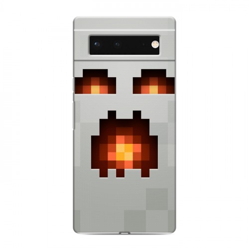 Дизайнерский силиконовый чехол для Google Pixel 6 Minecraft