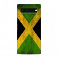 Дизайнерский силиконовый чехол для Google Pixel 6 Флаг Ямайки