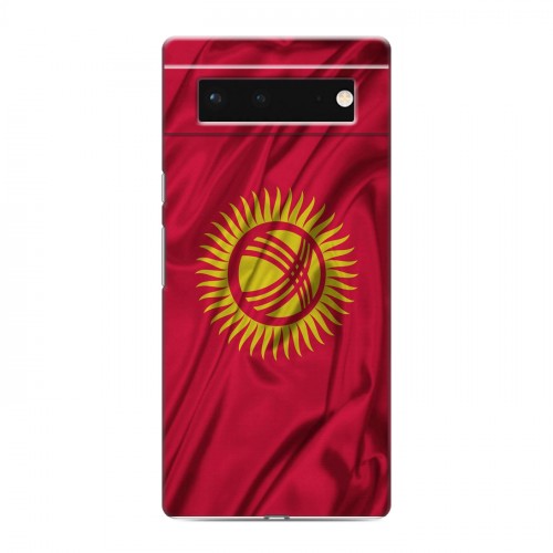 Дизайнерский силиконовый чехол для Google Pixel 6 Флаг Киргизии
