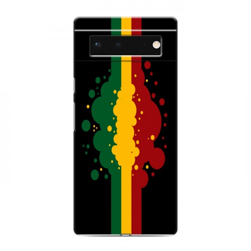 Дизайнерский силиконовый чехол для Google Pixel 6 Флаг Раста