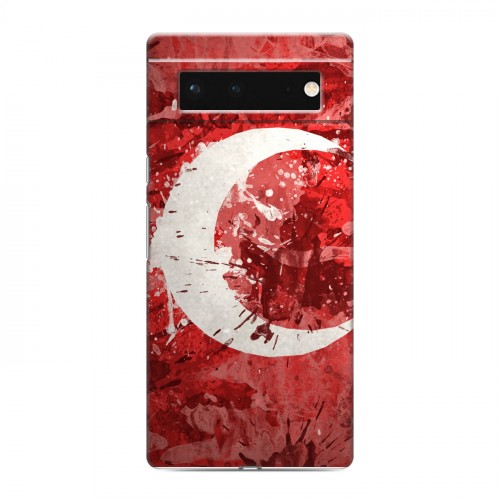 Дизайнерский силиконовый чехол для Google Pixel 6 Флаг Турции