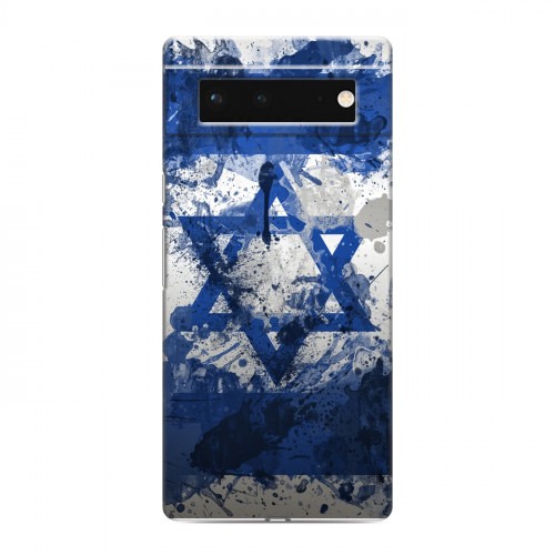Дизайнерский силиконовый чехол для Google Pixel 6 Флаг Израиля