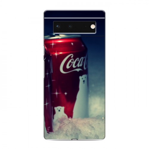 Дизайнерский силиконовый чехол для Google Pixel 6 Coca-cola